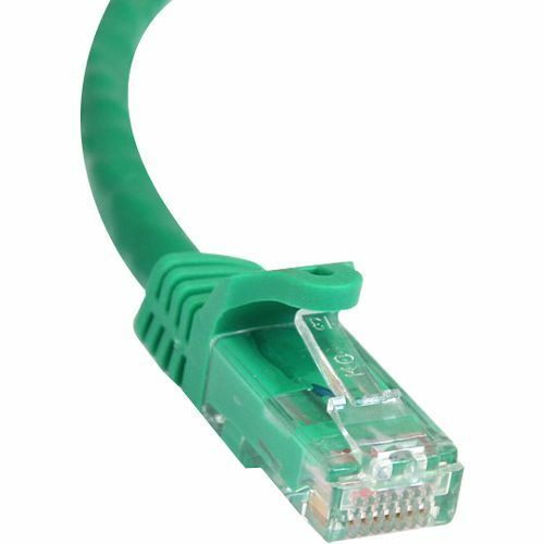 StarTech.com 75ft CAT6 Ethernet Cable   Green Snagless Gigabit   100W PoE UTP 650MHz Category 6 Patch Cord UL Certified Wiring/TIA 300/500