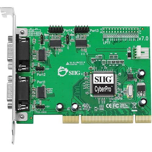 SIIG CyberSerial JJ P45012 S7 4 Port PCI Serial Adapter 300/500