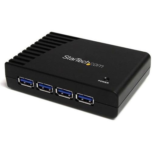 StarTech.com 4 Port Black SuperSpeed USB 3.0 Hub   5Gbps 300/500