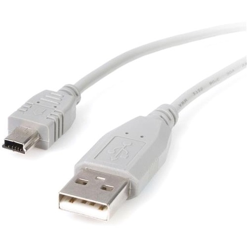 StarTech.com Mini USB 2.0 Cable   4 Pin USB Type A (M)   5 Pin Mini USB Type B (M)   ( USB / Hi Speed USB )   3 Ft 300/500