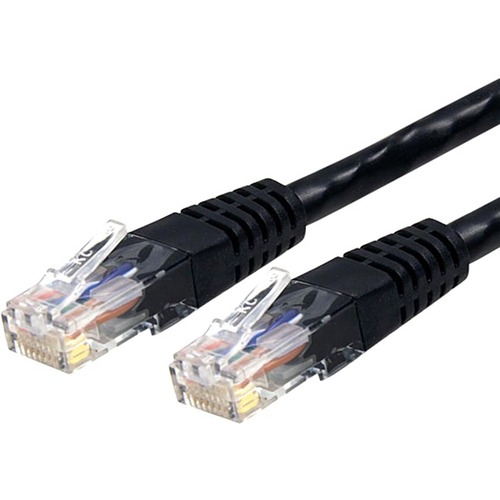 StarTech.com 5ft CAT6 Ethernet Cable   Black Molded Gigabit   100W PoE UTP 650MHz   Category 6 Patch Cord UL Certified Wiring/TIA 300/500