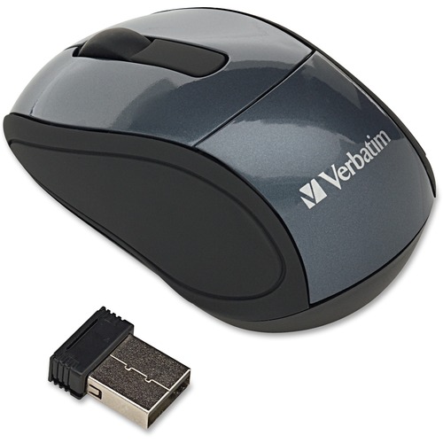 Verbatim Wireless Mini Travel Optical Mouse   Graphite 300/500