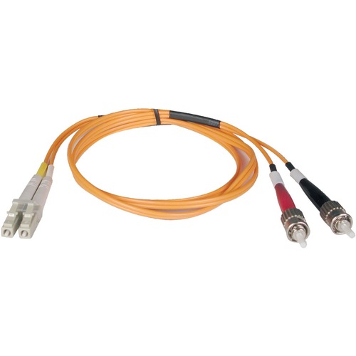 Eaton Tripp Lite Series Duplex Multimode 62.5/125 Fiber Patch Cable (LC/ST), 1M (3 Ft.) 300/500