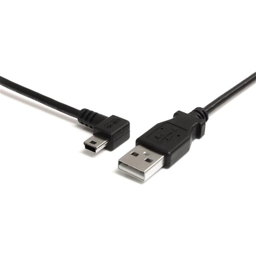 StarTech.com 6 Ft Mini USB Cable   A To Left Angle Mini B 300/500
