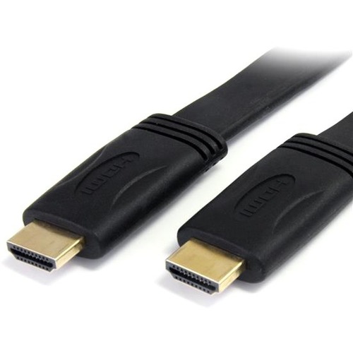 StarTech.com 10 Ft Flat High Speed HDMI Cable With Ethernet   Ultra HD 4k X 2k HDMI Cable   HDMI To HDMI M/M 300/500