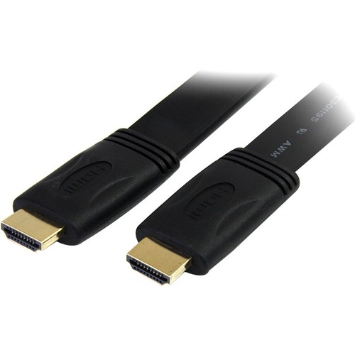 StarTech.com 25 Ft Flat High Speed HDMI Cable With Ethernet   Ultra HD 4k X 2k HDMI Cable   HDMI To HDMI M/M 300/500