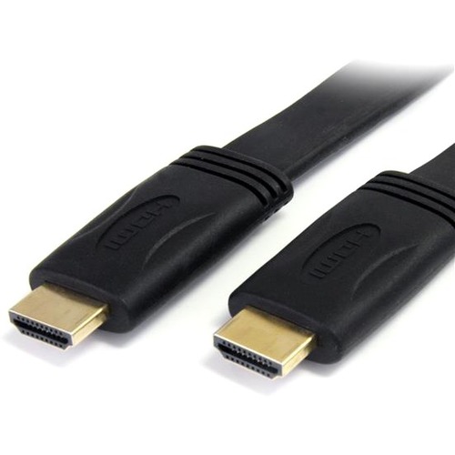 StarTech.com 6 Ft Flat High Speed HDMI Cable With Ethernet   Ultra HD 4k X 2k HDMI Cable   HDMI To HDMI M/M 300/500