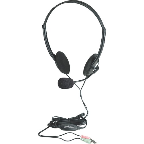 Manhattan Stereo Headset With Microphone And In Line Volume Control 300/500