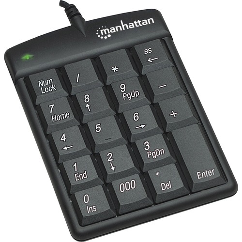 Manhattan USB Numeric Keypad with 18 Full-size keys