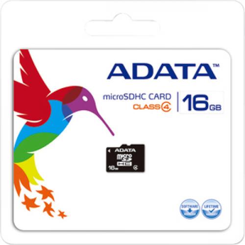 Adata AUSDH16GCL4-RA1 16 GB Class 4 microSDHC