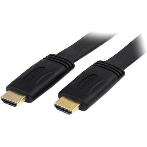 StarTech.com 15 Ft Flat High Speed HDMI Cable With Ethernet   Ultra HD 4k X 2k HDMI Cable   HDMI To HDMI M/M 300/500