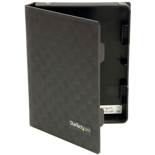 StarTech.com 2.5in Anti Static Hard Drive Protector Case   Black (3pk) 300/500