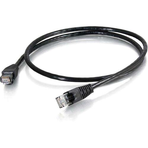 C2G 25ft Cat5e Snagless Unshielded (UTP) Network Patch Cable (TAA Compliant)   Black 300/500