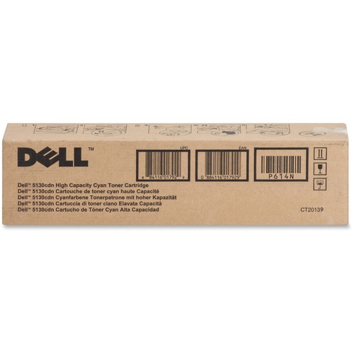 Dell Original High Yield Laser Toner Cartridge   Cyan   1 Each 300/500
