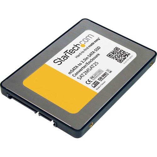 StarTech.com 2.5in SATA To Mini SATA SSD Adapter Enclosure 300/500