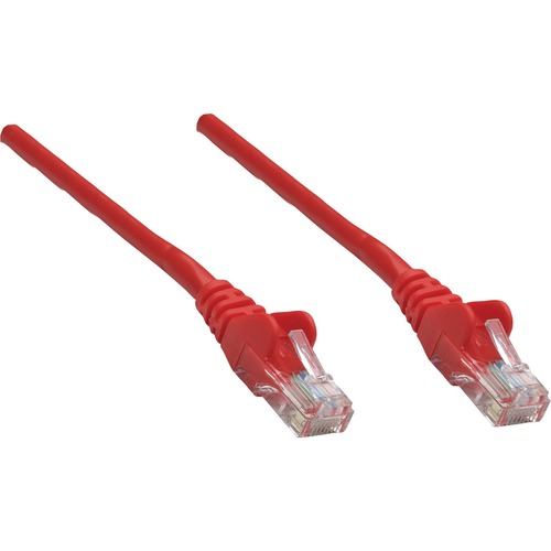 Intellinet Network Solutions Cat5e UTP Network Patch Cable, 1 Ft (0.3 M), Red 300/500