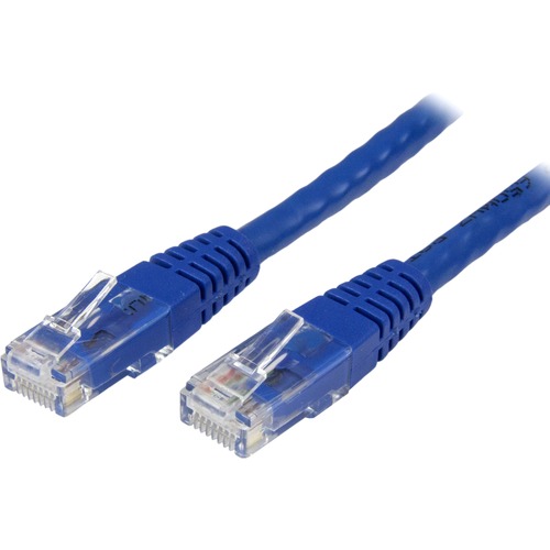 StarTech.com 75ft CAT6 Ethernet Cable   Blue Molded Gigabit   100W PoE UTP 650MHz   Category 6 Patch Cord UL Certified Wiring/TIA 300/500