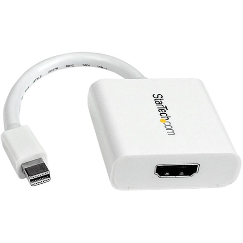 StarTech.com Mini DisplayPort To HDMI Adapter, Mini DP To HDMI Video Converter For Monitor/Display, 1080p, Passive MDP 1.2 To HDMI Adapter 300/500