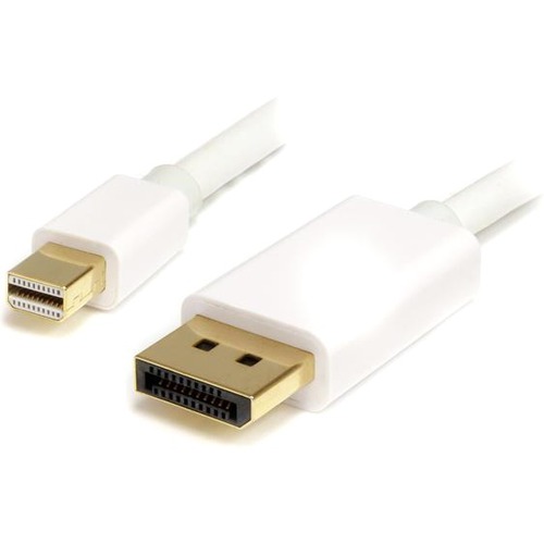 StarTech.com 2m (6ft) Mini DisplayPort To DisplayPort 1.2 Cable, 4K X 2K MDP To DisplayPort Adapter Cable, Mini DP To DP Cable For Monitor 300/500
