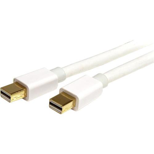 StarTech.com 10ft (3m) Mini DisplayPort Cable, 4K X2K Ultra HD Video, Mini DisplayPort 1.2 Cable, Mini DP Cable For Monitor White MDP Cord 300/500