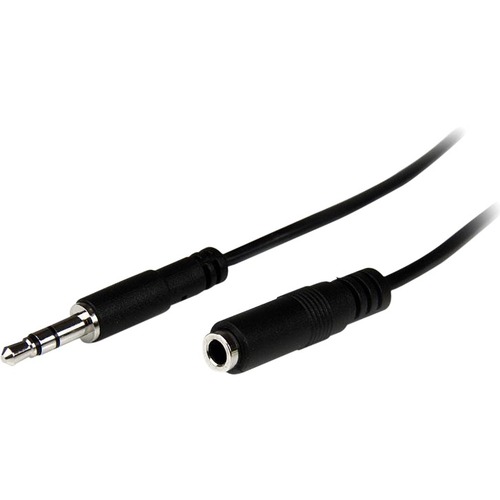 StarTech.com 1m Slim 3.5mm Stereo Extension Audio Cable   M/F 300/500