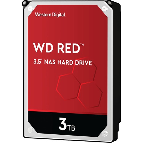 WD Red Plus WD30EFRX 3 TB Hard Drive   3.5" Internal   SATA (SATA/600) 300/500
