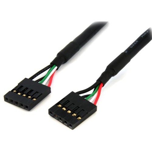 StarTech.com 24in Internal 5 Pin USB IDC Motherboard Header Cable F/F 300/500