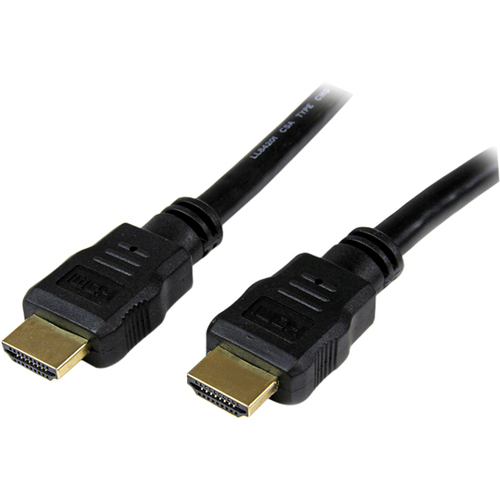StarTech.com 3ft (1m) HDMI Cable, 4K High Speed HDMI Cable With Ethernet, Ultra HD 4K 30Hz Video, HDMI 1.4 Cable, HDMI Monitor Cord, Black 300/500