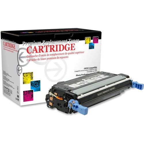 West Point Remanufactured Laser Toner Cartridge   Alternative For HP 642A (CB400A)   Black   1 Each 300/500