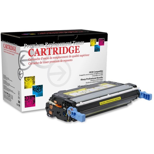 West Point Remanufactured Laser Toner Cartridge   Alternative For HP 642A (CB402A)   Yellow   1 Each 300/500