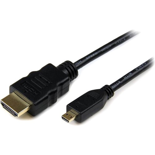 StarTech.com 3m Micro HDMI To HDMI Cable With Ethernet, 4K High Speed Micro HDMI Type D Device To HDMI Monitor Adapter/Converter Cord 300/500