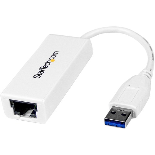 StarTech.com USB To Ethernet Adapter, USB 3.0 To 10/100/1000 Gigabit Ethernet LAN Adapter, USB To RJ45 Adapter, TAA Compliant 300/500