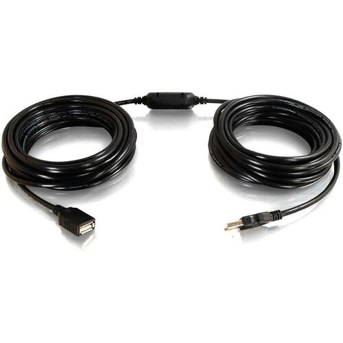 C2G 25ft USB Active Extension Cable   USB 2.0   M/F 300/500