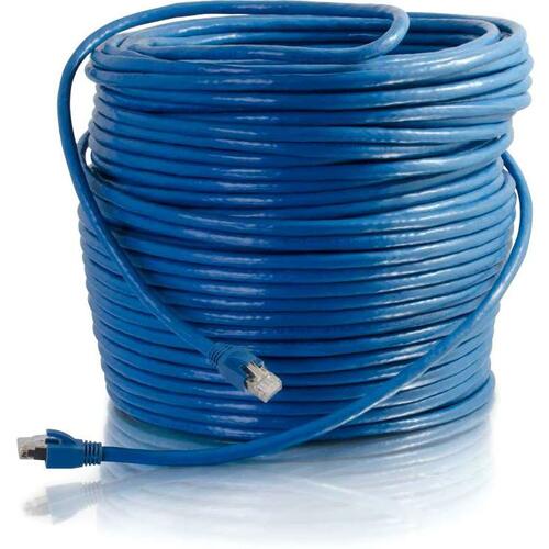 C2G 300ft Cat6 Ethernet Cable   Snagless Sold Shielded   Blue 300/500