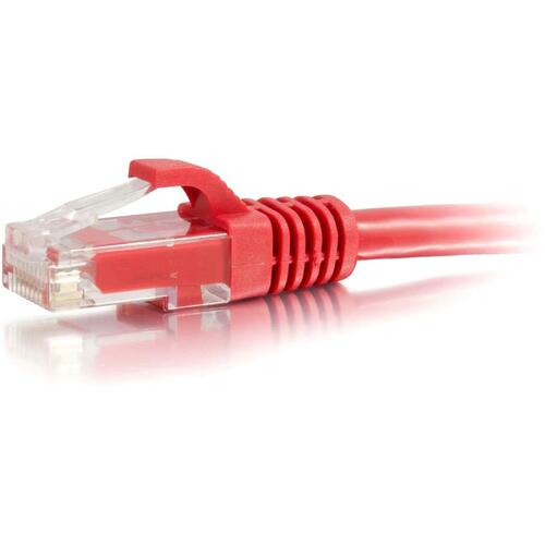 C2G 12ft Cat6 Snagless Unshielded (UTP) Ethernet Cable   Cat6 Network Patch Cable   PoE   Red 300/500