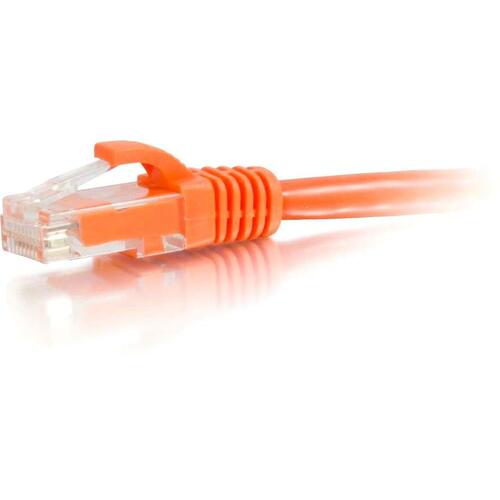 C2G 2ft Cat6 Ethernet Cable   Snagless Unshielded (UTP)   Orange 300/500