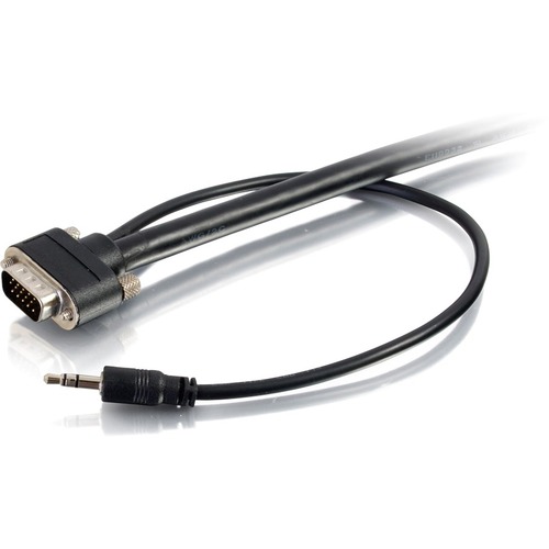 C2G 10ft Select VGA + 3.5mm Stereo Audio A/V Cable M/M   In Wall CMG Rated 300/500
