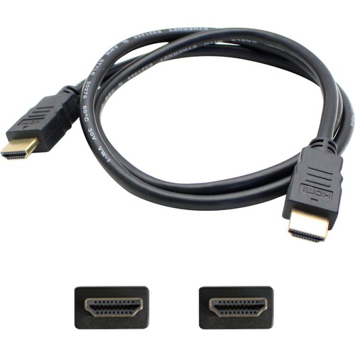 10ft HDMI 1.4 Male To HDMI 1.4 Male Black Cable For Resolution Up To 4096x2160 (DCI 4K) 300/500