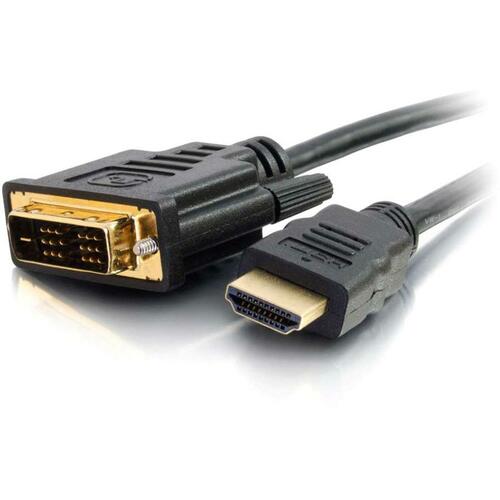 C2G 0.5m (1.6ft) HDMI To DVI Cable   HDMI To DVI D Adapter Cable   1080p 300/500