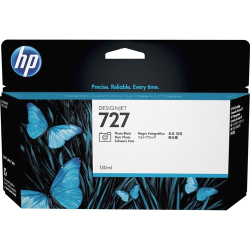 HP HEWB3P23A 727 Ink Cartridge, Photo Black Standard Yield 300/500