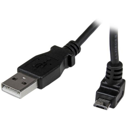 StarTech.com 1m Micro USB Cable   A To Up Angle Micro B 300/500