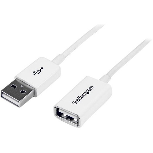 StarTech.com 1m White USB 2.0 Extension Cable A To A   M/F 300/500