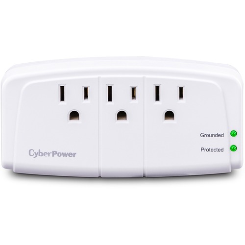 CyberPower CSB300W Essential 3   Outlet Surge With 900 J 300/500