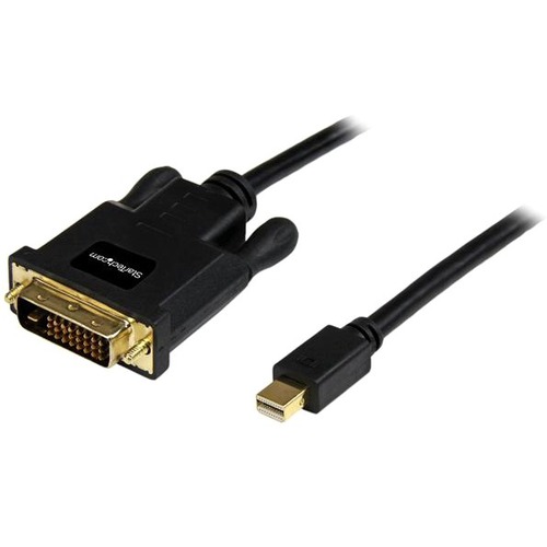 StarTech.com 3ft Mini DisplayPort To DVI Cable, Mini DP To DVI D Adapter/Converter Cable, 1080p Video, MDP 1.2 To DVI Monitor/Display 300/500