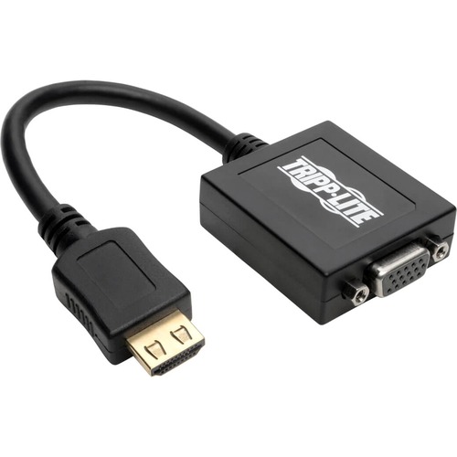 Tripp Lite By Eaton HDMI To VGA With Audio Converter Cable Adapter For Ultrabook/Laptop/Desktop PC, (M/F), 6 In. (15.24 Cm) 300/500