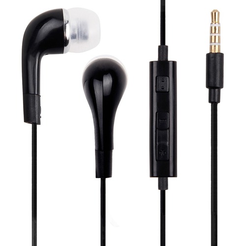 4XEM Earbud Earphones For Samsung Galaxy/Tab (Black) 300/500