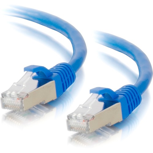C2G 5ft Cat6a Snagless Shielded (STP) Network Patch Cable   Blue 300/500
