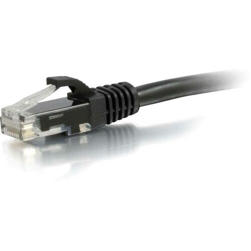 C2G 7ft Cat6a Snagless Unshielded (UTP) Ethernet Cable   Cat6a Network Patch Cable   Black 300/500
