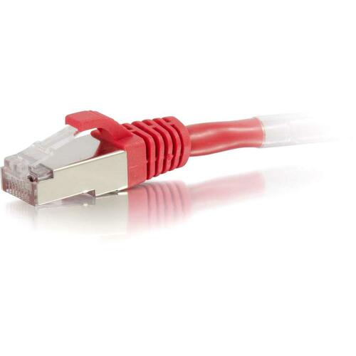 C2G 4ft Cat6 Snagless Shielded (STP) Network Patch Cable   Red 300/500