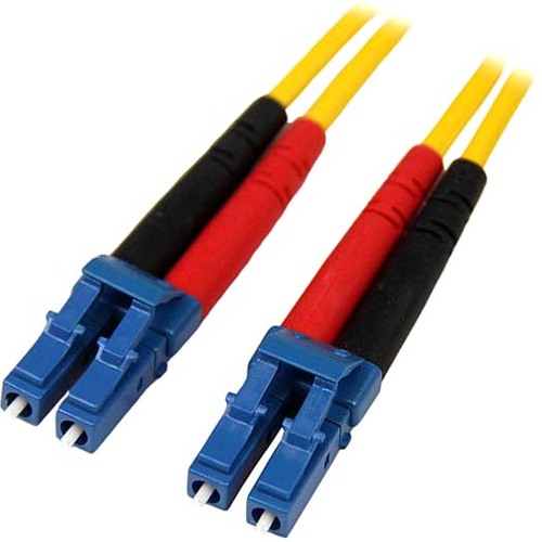 StarTech.com 4m Fiber Optic Cable   Single Mode Duplex 9/125   LSZH   LC/LC   OS1   LC To LC Fiber Patch Cable 300/500